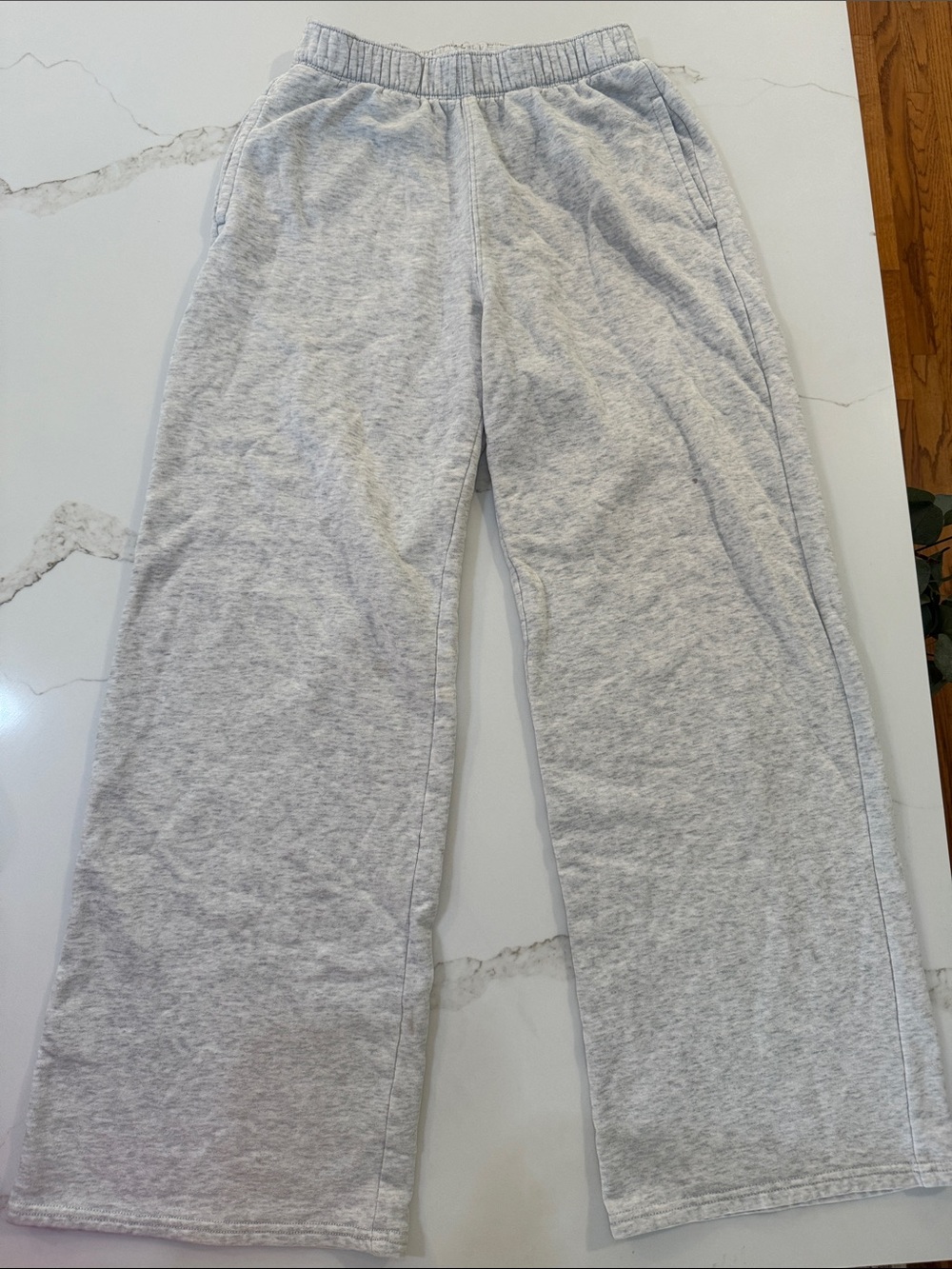 Hollister Light Gray Heather Sweatpants